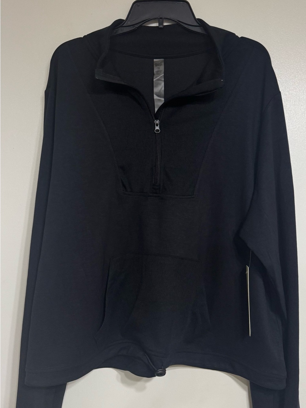 Nicole Miller Black Zip-Up Women's Pullover Jacket